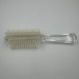 Fuller Brush Crescent Bristlecomb #530 Clear Lucite Nylon Bristles NEW (no box)